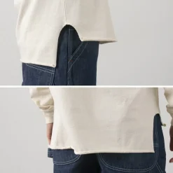 TOWN TOPIC / Ankle Henley L/S Tee