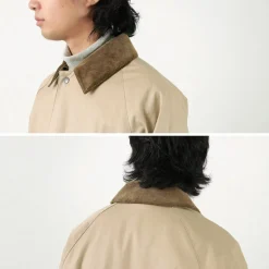TRADITIONAL WEATHERWEAR / High Density Fabric Corduroy Collar Coat