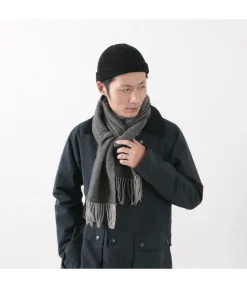 TWEED MILL / Lamb Wool Scarf Herringbone