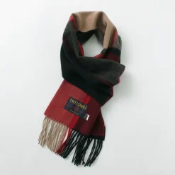 TWEED MILL / Lambs Wool Plaid Scarf