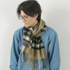 TWEED MILL / Lambs Wool Plaid Scarf