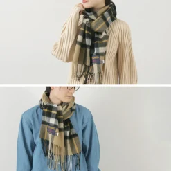 TWEED MILL / Lambs Wool Plaid Scarf