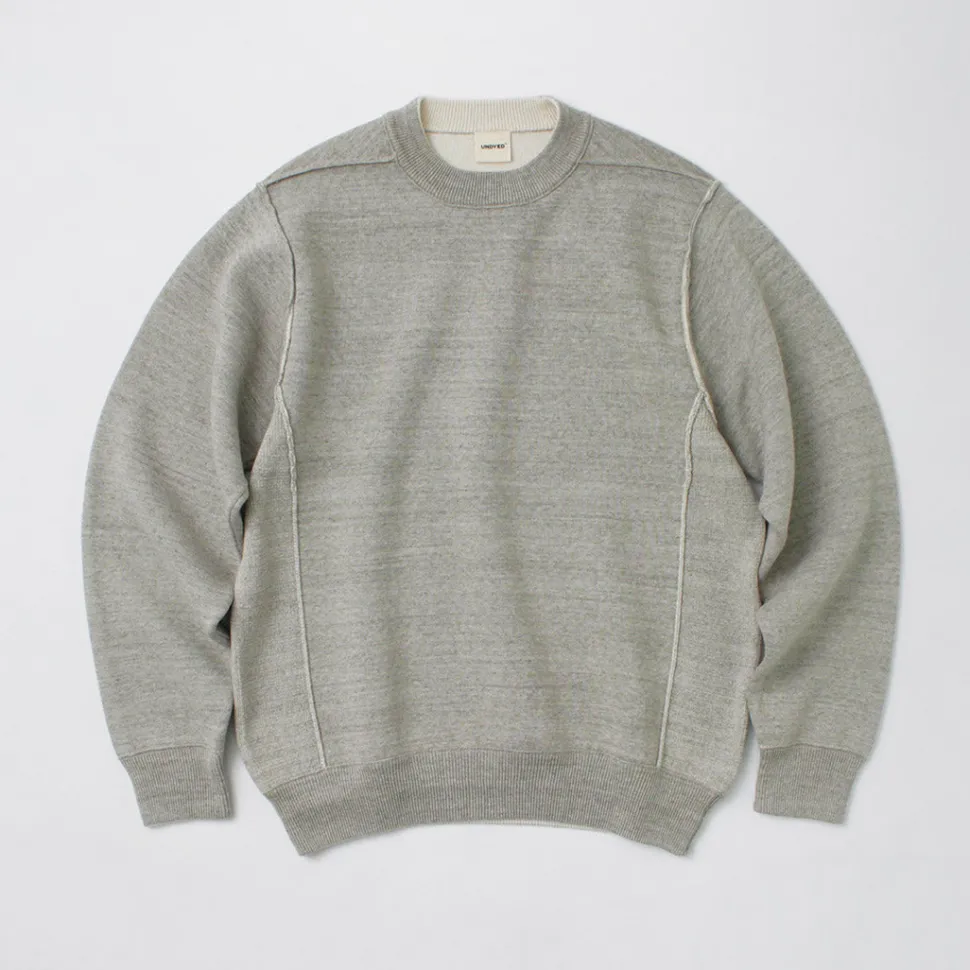 UNDYED / Knit Double Face Trim Crew Colored Organic Cotton