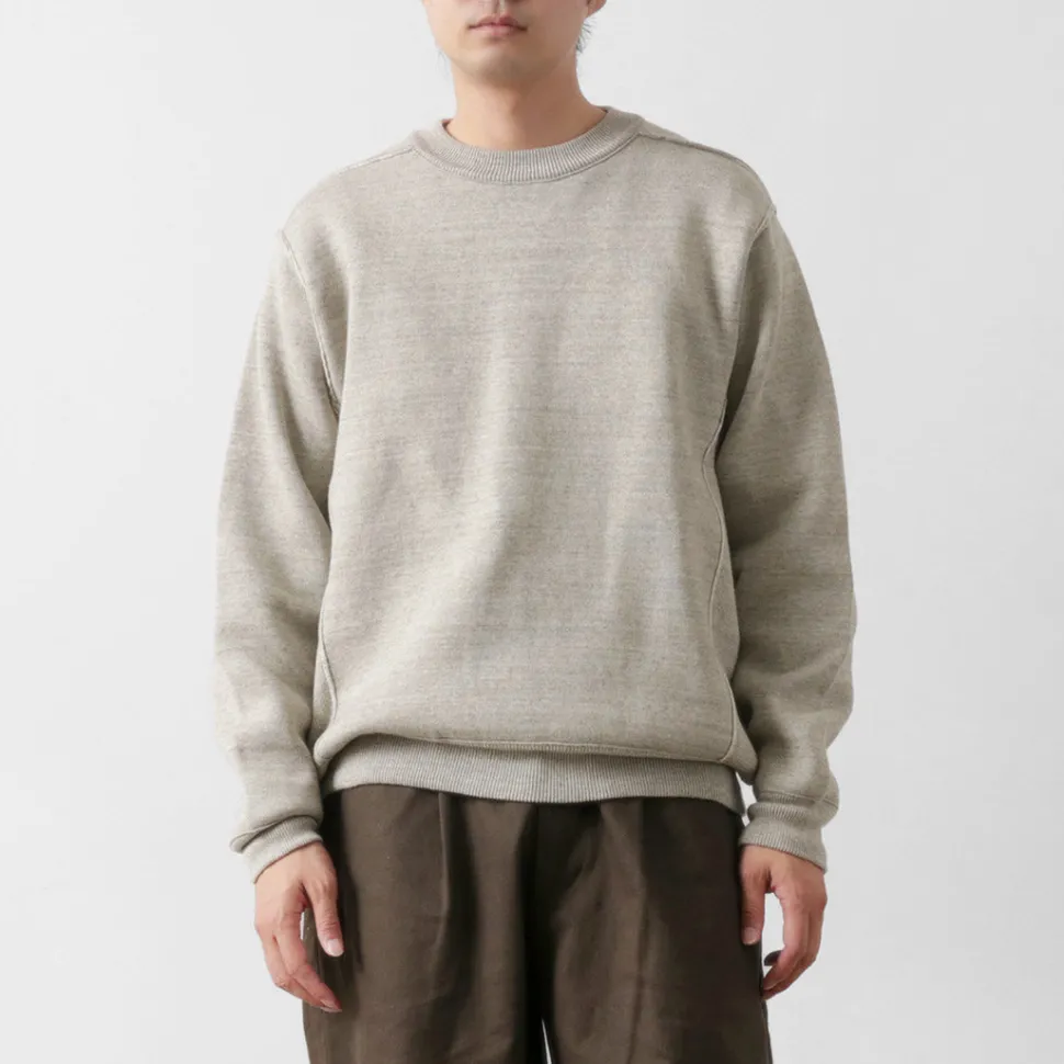 UNDYED / Knit Double Face Trim Crew Colored Organic Cotton
