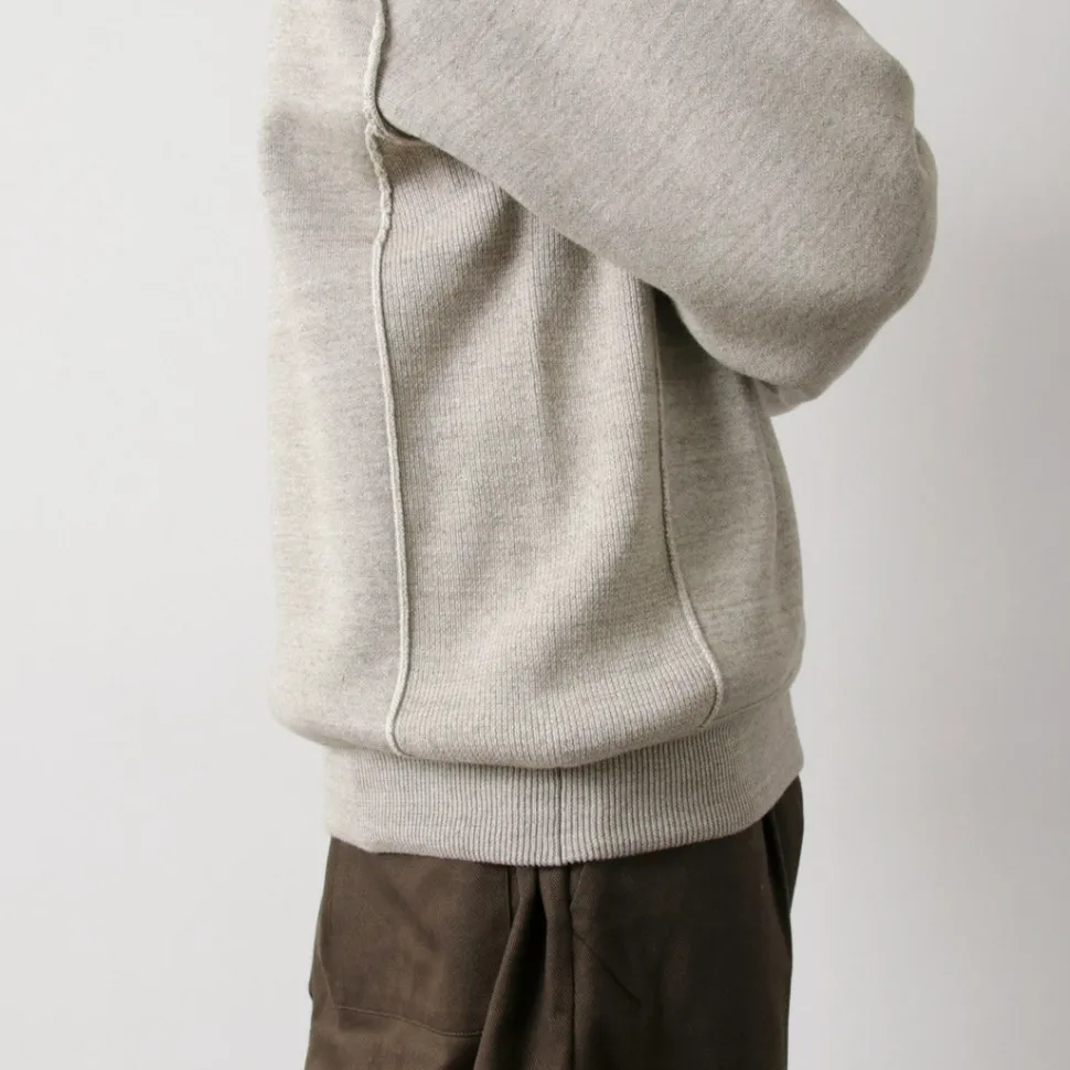 UNDYED / Knit Double Face Trim Crew Colored Organic Cotton