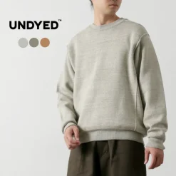 UNDYED / Knit Double Face Trim Crew Colored Organic Cotton