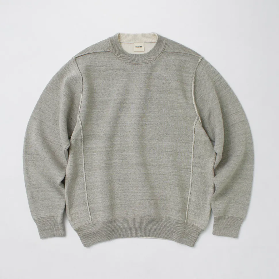 UNDYED / Knit Double Face Trim Crew Colored Organic Cotton