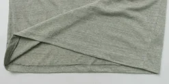 UNDYED / Long Sleeve Combi T-Shirt Colored Organic Cotton