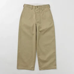 UNIVERSAL OVERALL / Heritage T/C Volume Trousers STONE CARVERE