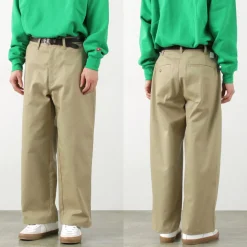 UNIVERSAL OVERALL / Heritage T/C Volume Trousers STONE CARVERE