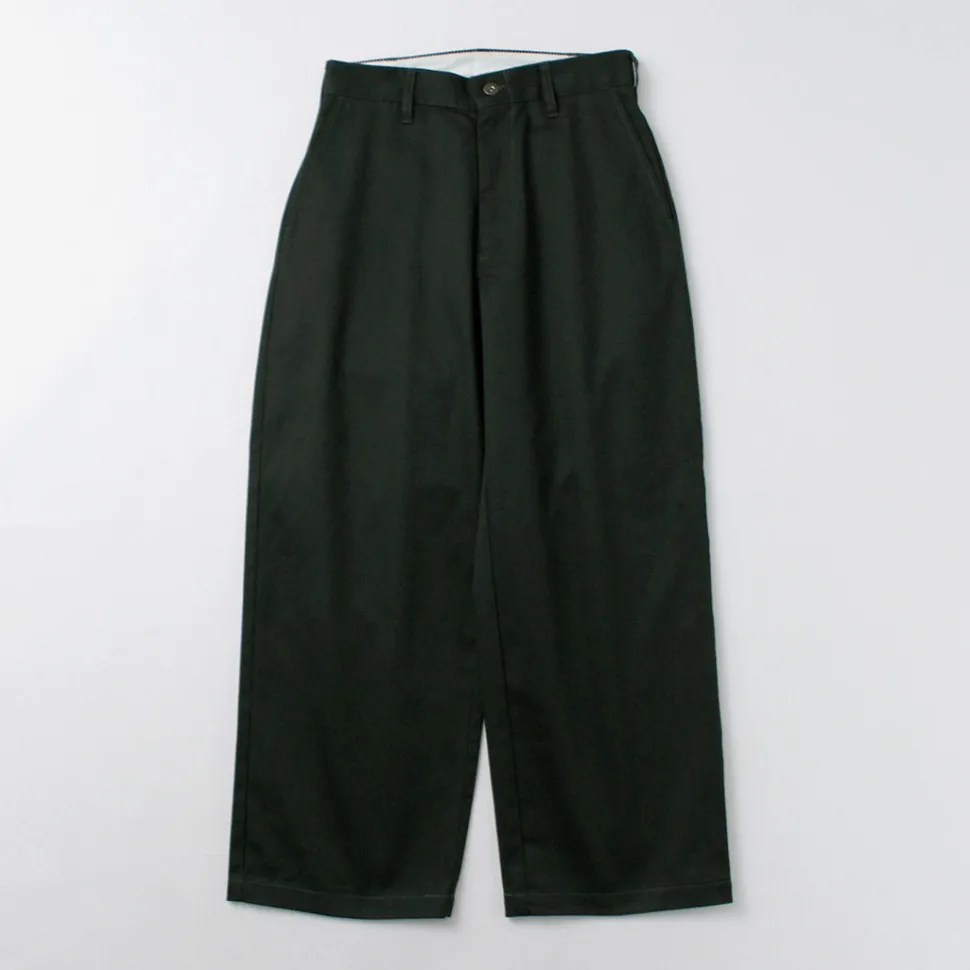 UNIVERSAL OVERALL / Heritage T/C Volume Trousers STONE CARVERE