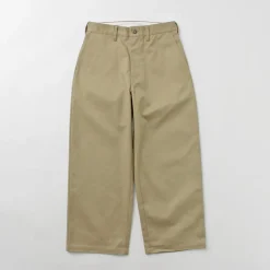 UNIVERSAL OVERALL / Heritage T/C Volume Trousers STONE CARVERE