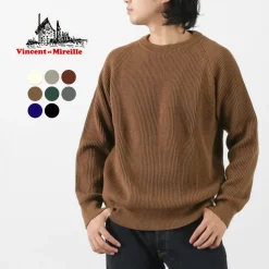 VINCENT ET MIREILLE / 8 gauge ribbed Crewneck Sweater