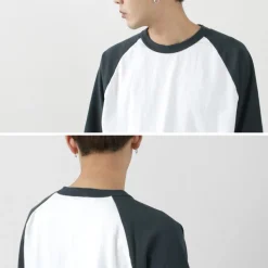 WALLA WALLA SPORT / 7/10 Sleeve 2 Tone Baseball T-Shirt