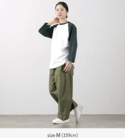 WALLA WALLA SPORT / 7/10 Sleeve 2 Tone Baseball T-Shirt