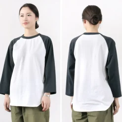 WALLA WALLA SPORT / 7/10 Sleeve 2 Tone Baseball T-Shirt