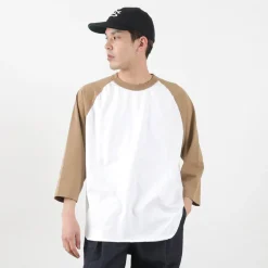 WALLA WALLA SPORT / 7/10 Sleeve 2 Tone Baseball T-Shirt