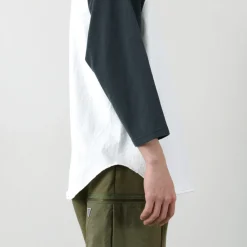 WALLA WALLA SPORT / 7/10 Sleeve 2 Tone Baseball T-Shirt