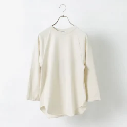 WALLA WALLA SPORT / Three quarter sleeves Baseball T-Shirt Solid