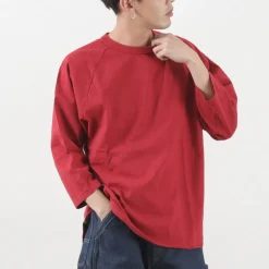 WALLA WALLA SPORT / Three quarter sleeves Baseball T-Shirt Solid