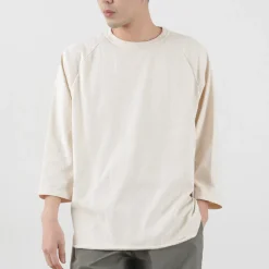 WALLA WALLA SPORT / Three quarter sleeves Baseball T-Shirt Solid