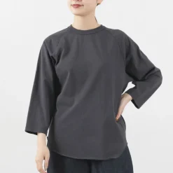 WALLA WALLA SPORT / Three quarter sleeves Baseball T-Shirt Solid