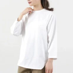 WALLA WALLA SPORT / Three quarter sleeves Baseball T-Shirt Solid