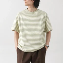 WAX LONDON / Dean Short Sleeve Striped T-Shirt Jolt Stripe