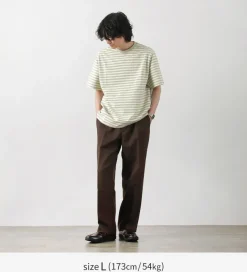 WAX LONDON / Dean Short Sleeve Striped T-Shirt Jolt Stripe