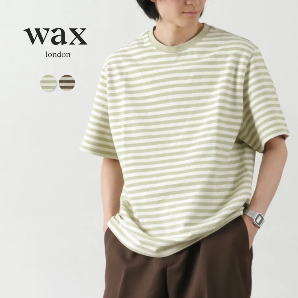 WAX LONDON / Dean Short Sleeve Striped T-Shirt Jolt Stripe