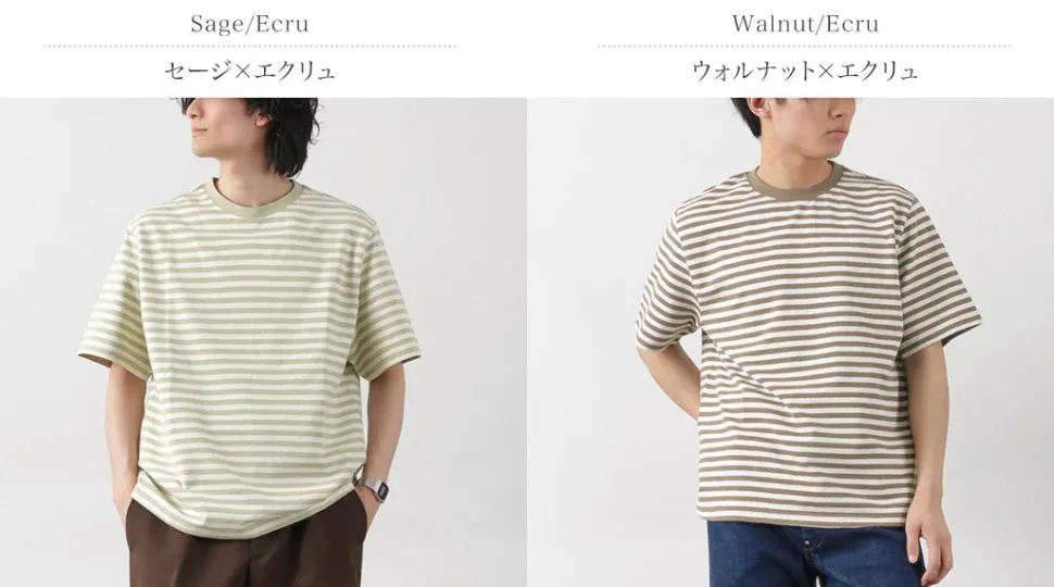 WAX LONDON / Dean Short Sleeve Striped T-Shirt Jolt Stripe