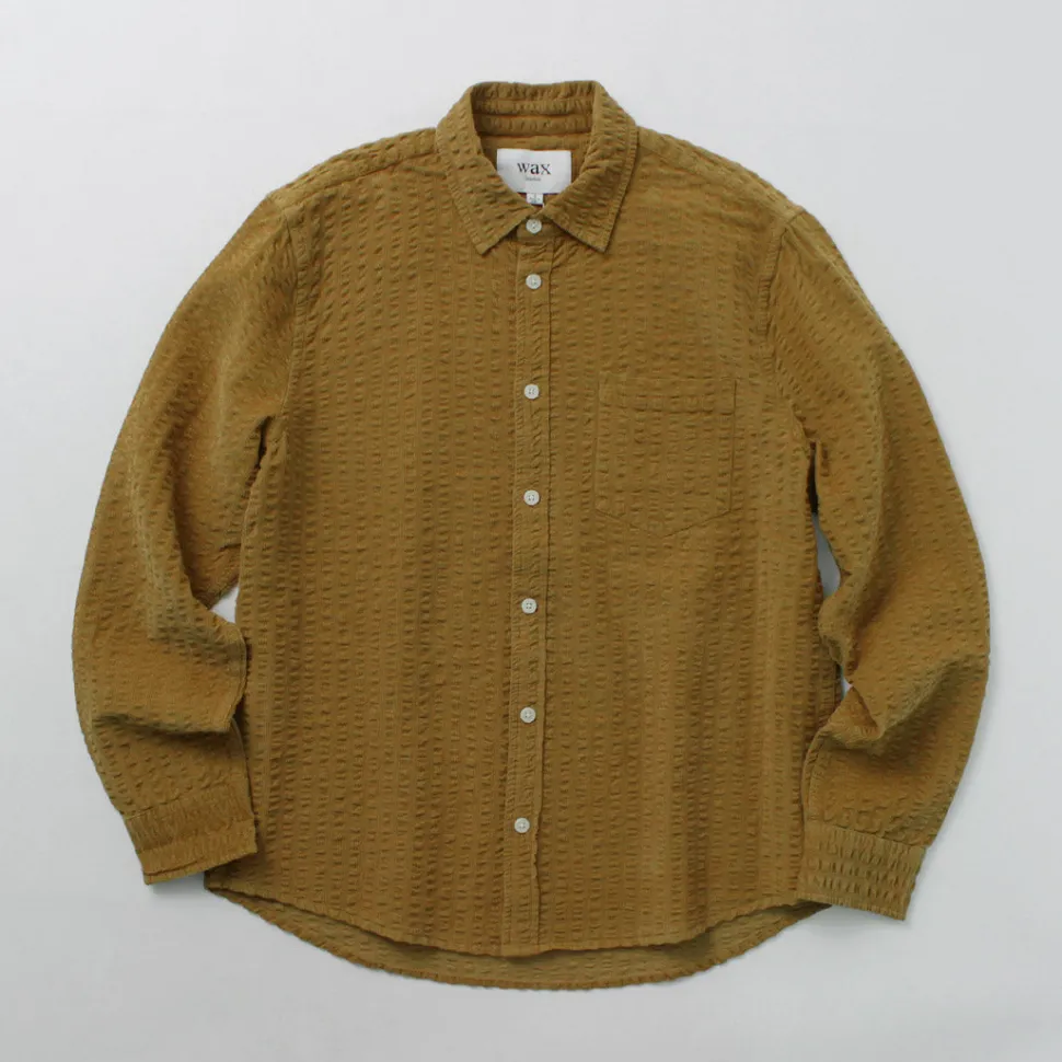 WAX LONDON / sherry-shirt seersucker cord