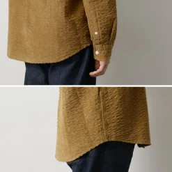 WAX LONDON / sherry-shirt seersucker cord