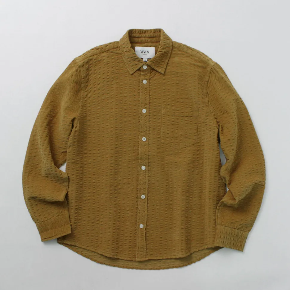 WAX LONDON / sherry-shirt seersucker cord