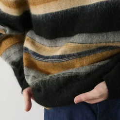 WAX LONDON / Wild Crew Knit Blush Stripe