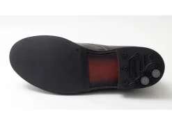 WHEELROBE / 15078 Heavy Stitching Moc Toe Leather Shoes