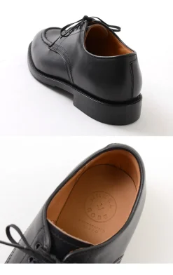 WHEELROBE / 15078 Heavy Stitching Moc Toe Leather Shoes