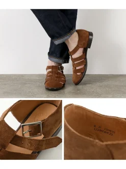 WHEELROBE / Gurkha sandal suede