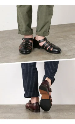 WHEELROBE / Gurkha sandal - Horween chrome-excel