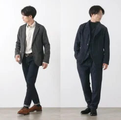 WHEELROBE / 15078S Heavy Stitching Moc Toe Suede Shoes