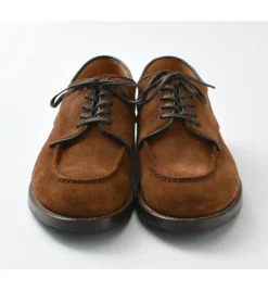 WHEELROBE / 15078S Heavy Stitching Moc Toe Suede Shoes