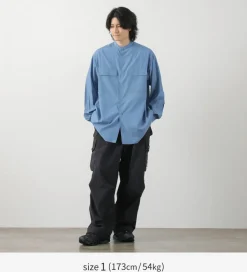 WHITE MOUNTAINEERING / Band Collar Shirt