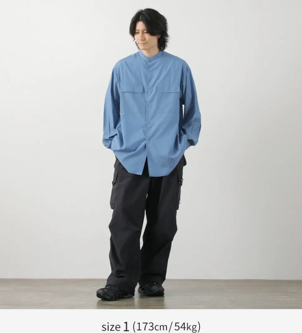 WHITE MOUNTAINEERING / Band Collar Shirt