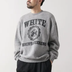 WHITE MOUNTAINEERING / College Logo Sweatshirt