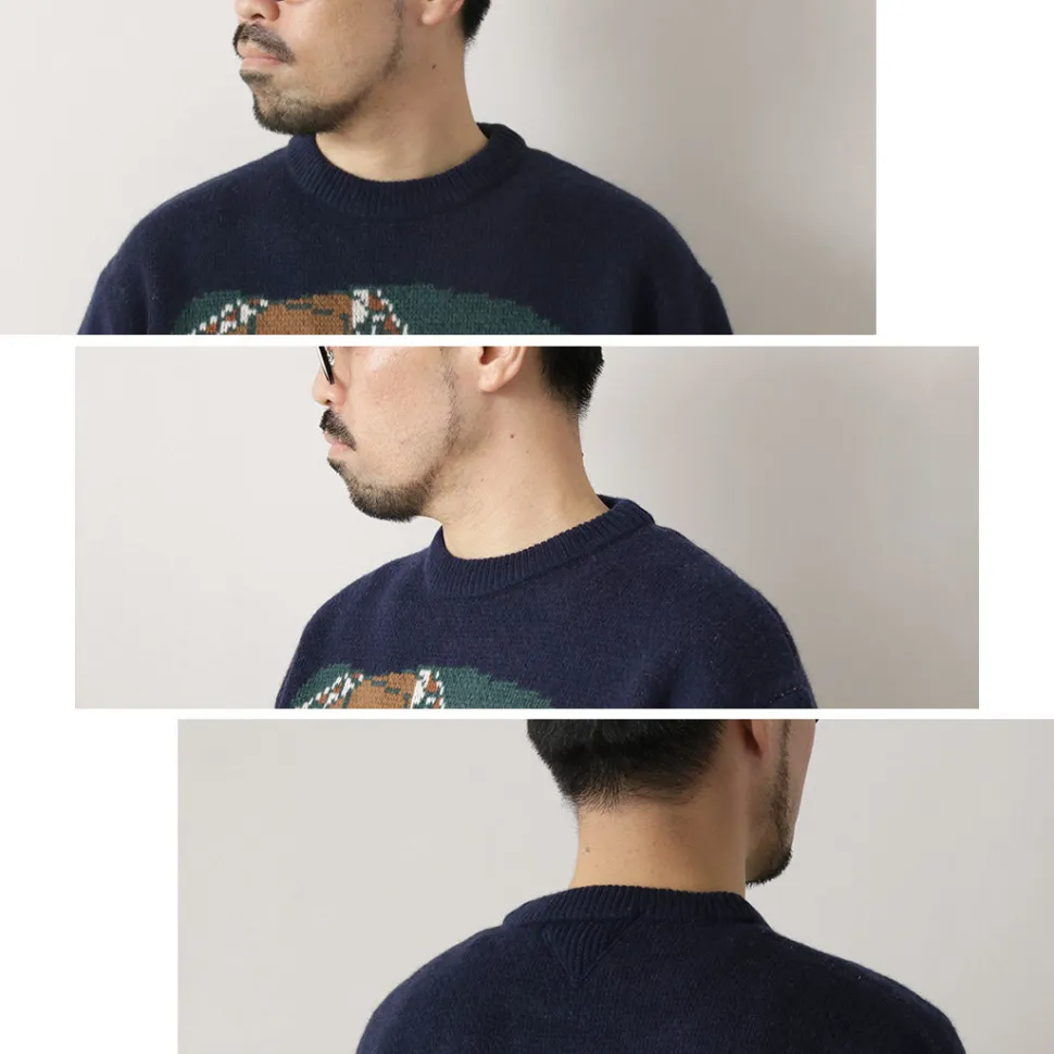 WHITE MOUNTAINEERING / Elephant Crewneck Pullover Knit