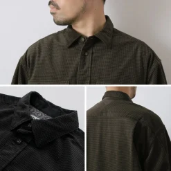 WHITE MOUNTAINEERING / Mid Gusset Sleeve Tricot Check Shirt
