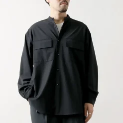 WHITE MOUNTAINEERING / Stretch Band Collar Shirt