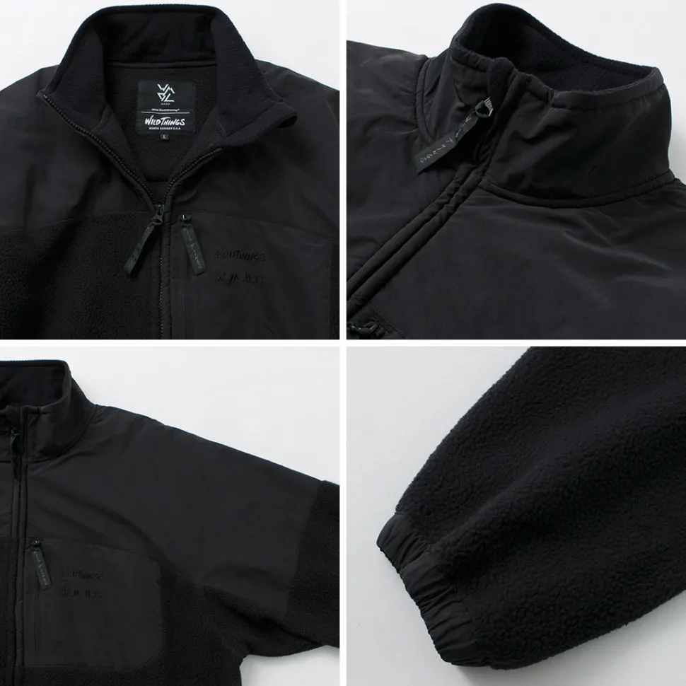 WHITE MOUNTAINEERING / WILD THINGS Collaboration Fleece Jacket