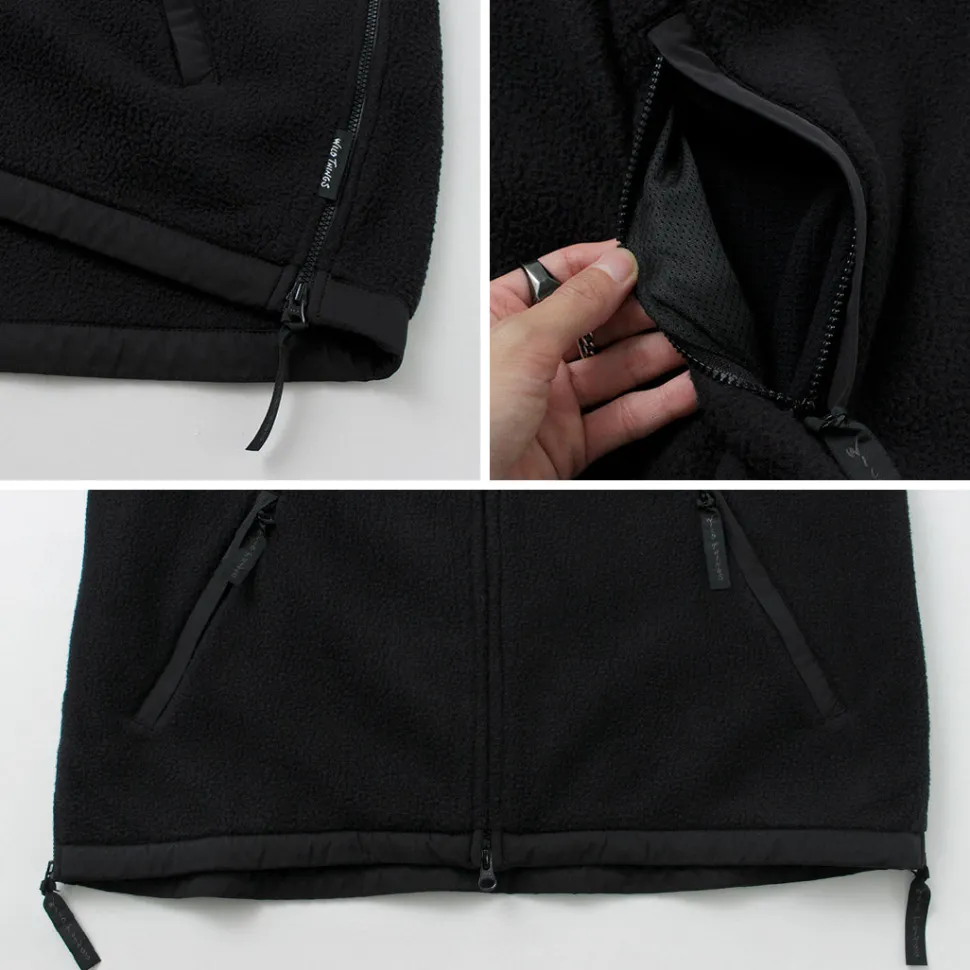 WHITE MOUNTAINEERING / WILD THINGS Collaboration Fleece Jacket