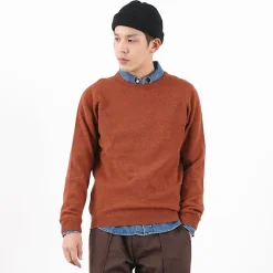 WILLIAM LOCKIE / Lambswool crew neck knit